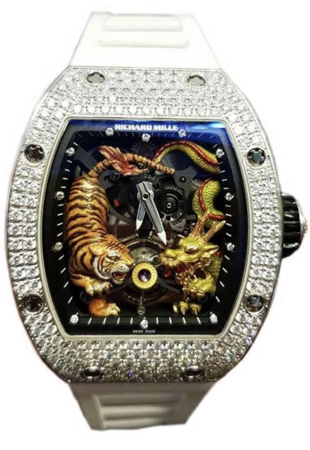 Review Richard Mille RM 51-01 Tiger and Dragon - Michelle Yeoh Tourbillon Watch replica - Click Image to Close